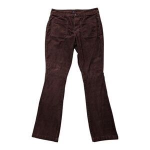 Arizona Jean Co. Brown Corduroy Faired Bell Bottom Pants Women Junior 13